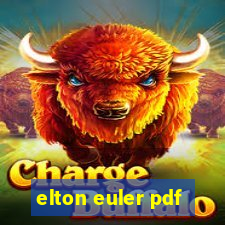 elton euler pdf